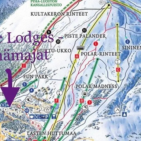 Huoneisto Arctic Lodges by Lapland Villas, Pyhä - Lapland, Ski In